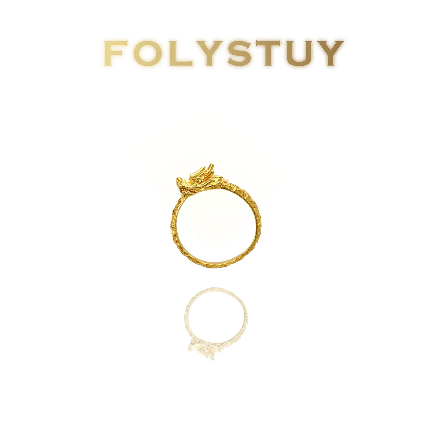 FOLYSTUY (YNZ59) 24k gold filled Fashion Trends Ring