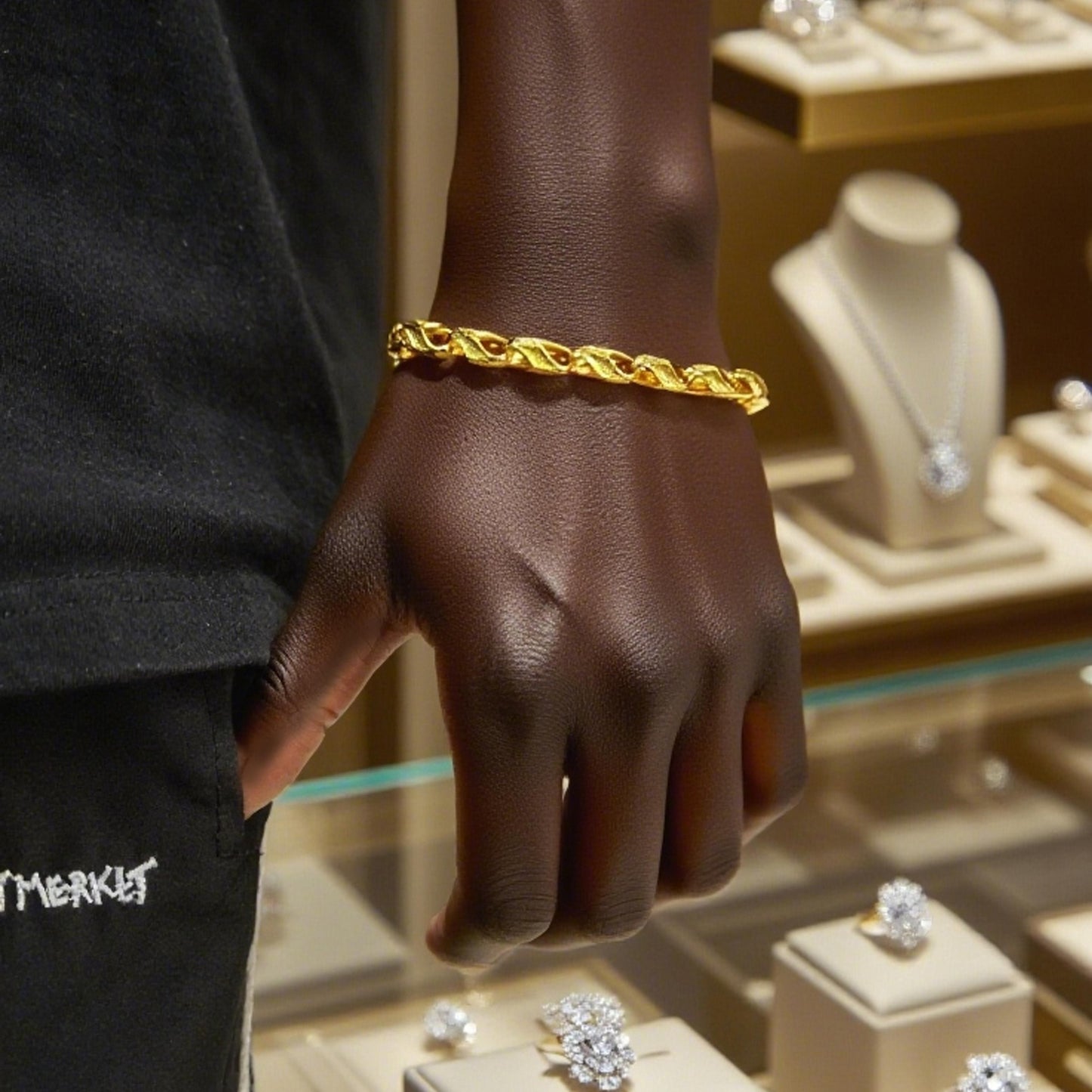 【FOLYSTUY (YNW07)】24k gold filled Wheat Ears Bracelet