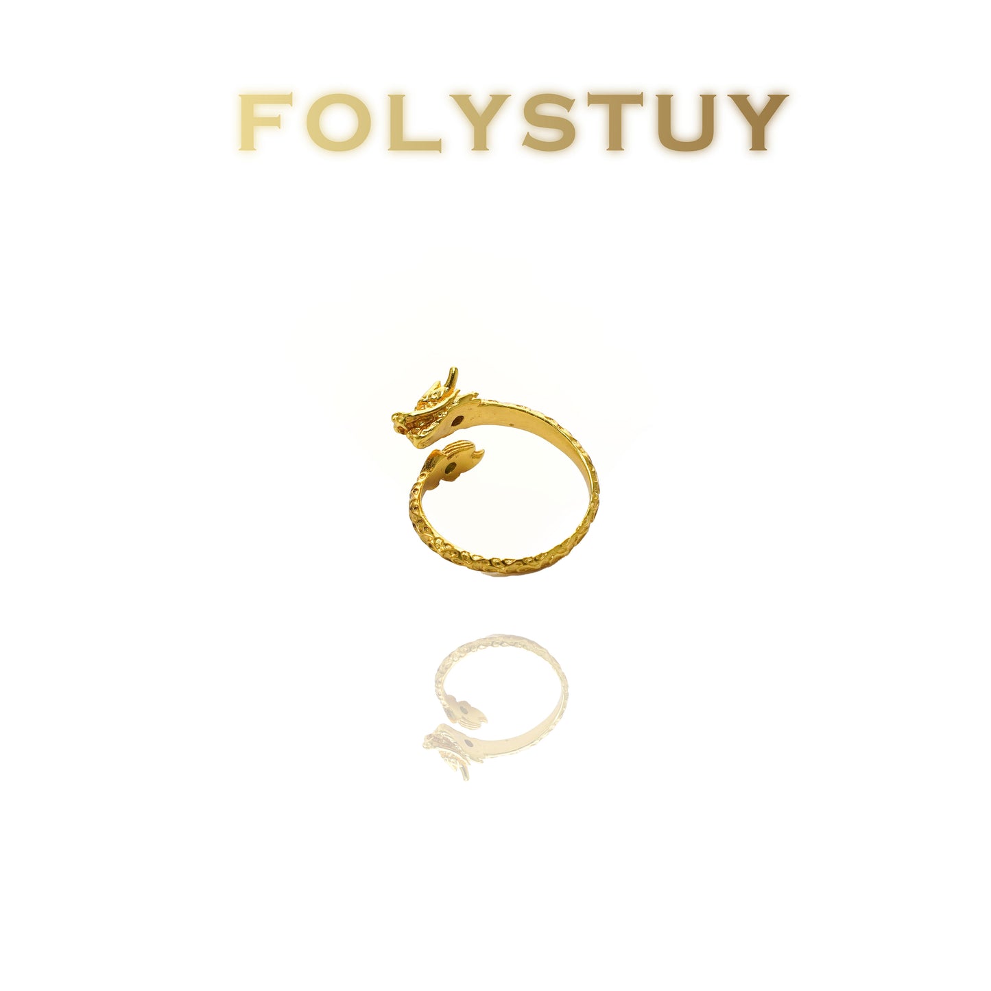FOLYSTUY (YNZ59) 24k gold filled Fashion Trends Ring