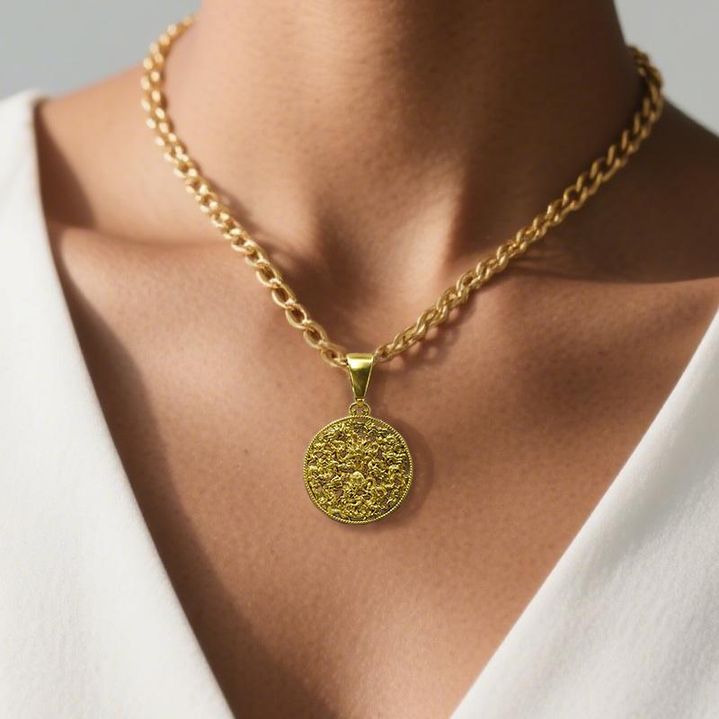 【FOLYSTUY (YNK03)】24k gold filled Elegant Dragon Pendant