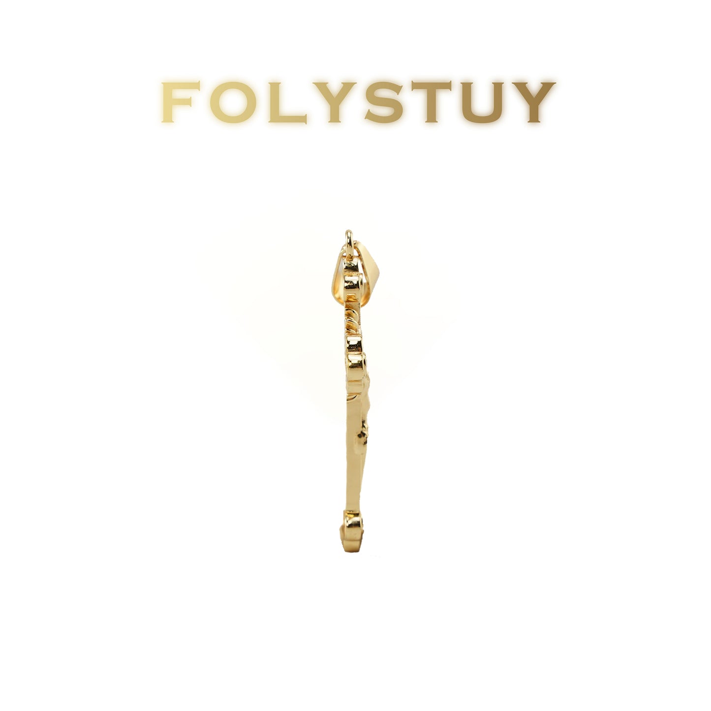 FOLYSTUY(K144) 24k gold filled Cross pendant