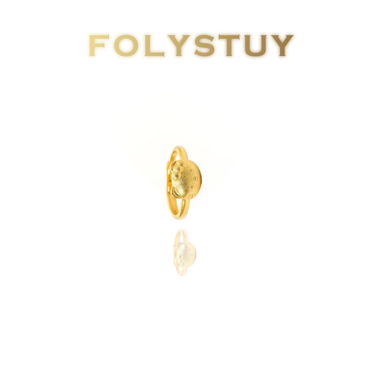 【FOLYSTUY(Z63)】24k gold filled Stylish  - Inspired Ring