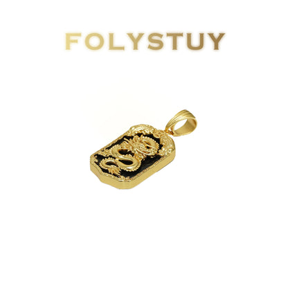 [FOLYSTUY (YNK21)] 24k gold filled The dragon pendant