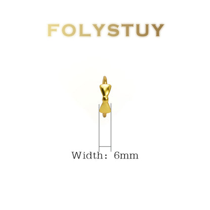 [FOLYSTUY(YNZ58)] 24k gold filled Bowknot open ring