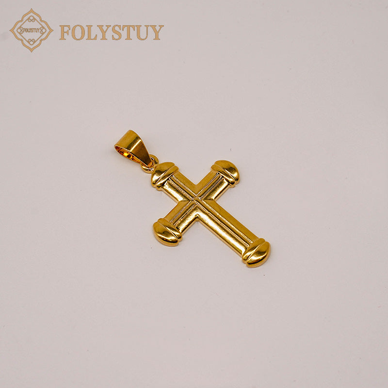 K18 Cross Pendant