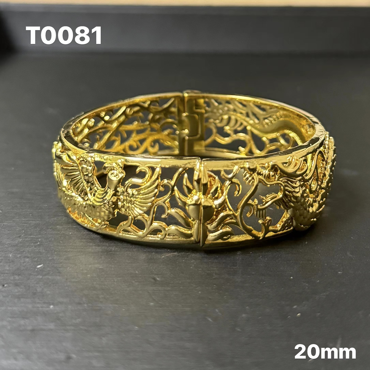 T81 Dragon and Phoenix Bangle