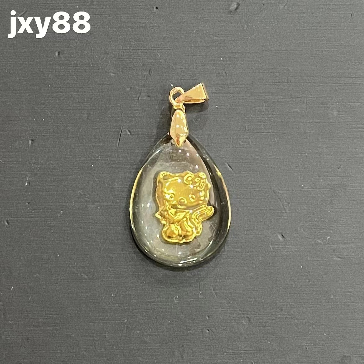 JXY88 kt cat pendant