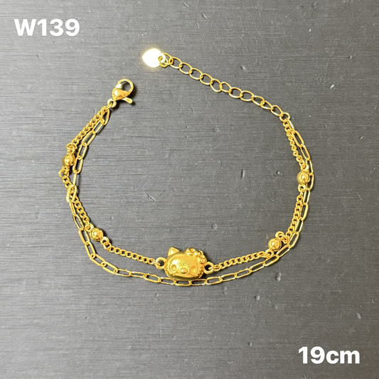 W139 kt cat bracelet