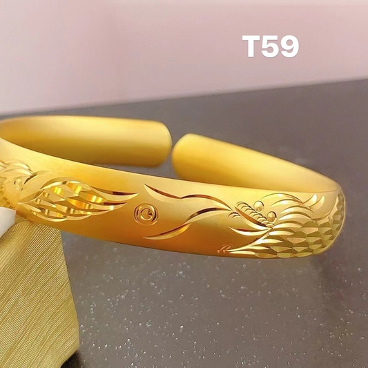 T59 Dragon and Phoenix Bangle