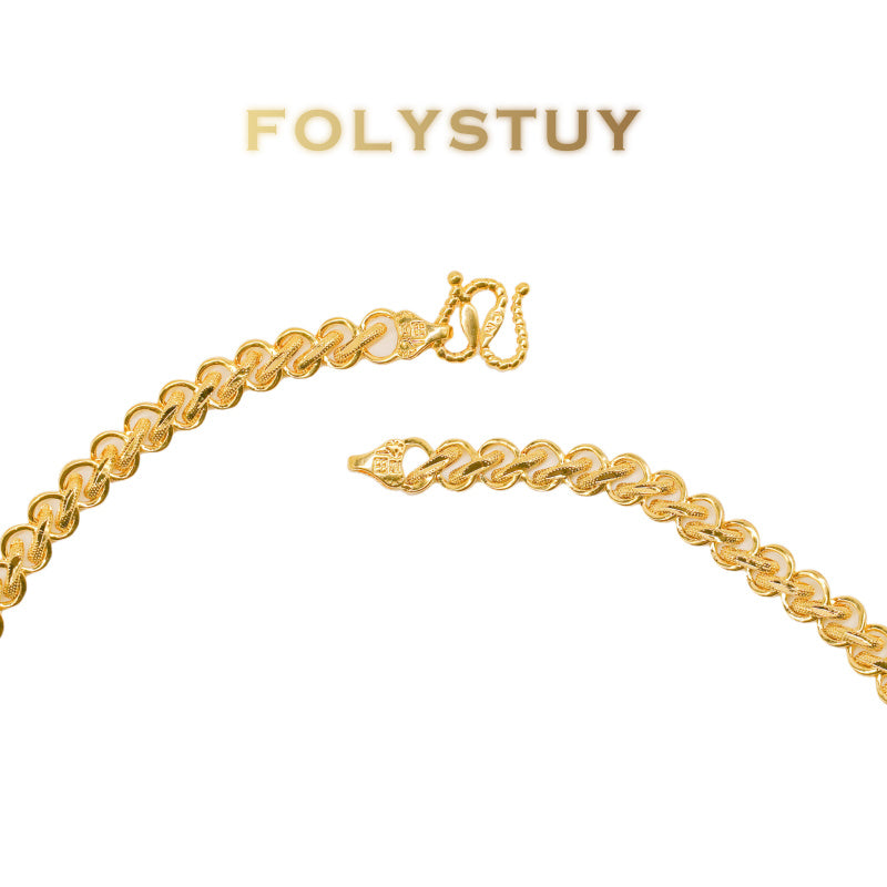 [Focystuy (Y71)] hot sale special Cuban chain link necklace for Men Women 8mm 24 ''M-clasp