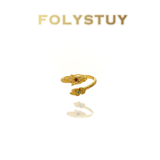 FOLYSTUY (YNZ59) 24k gold filled Fashion Trends Ring