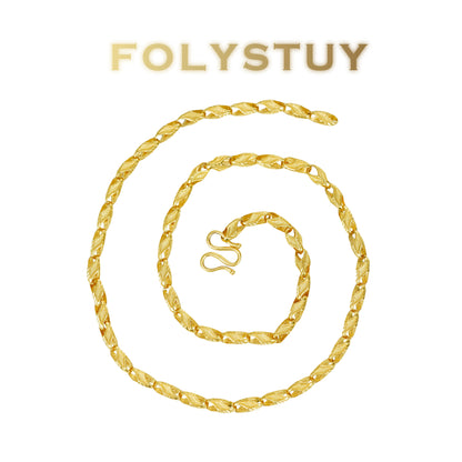 【FOLYSTUY (YNY03)】24k gold filled Wheat Ears Bracelet