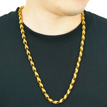 【FOLYSTUY (YNY03)】24k gold filled Wheat Ears Bracelet