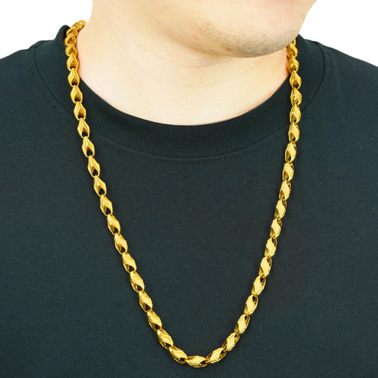 【FOLYSTUY (YNY03)】24k gold filled Wheat Ears Bracelet