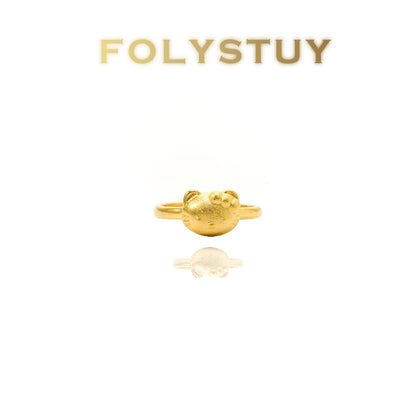 【FOLYSTUY(Z63)】24k gold filled Stylish  - Inspired Ring