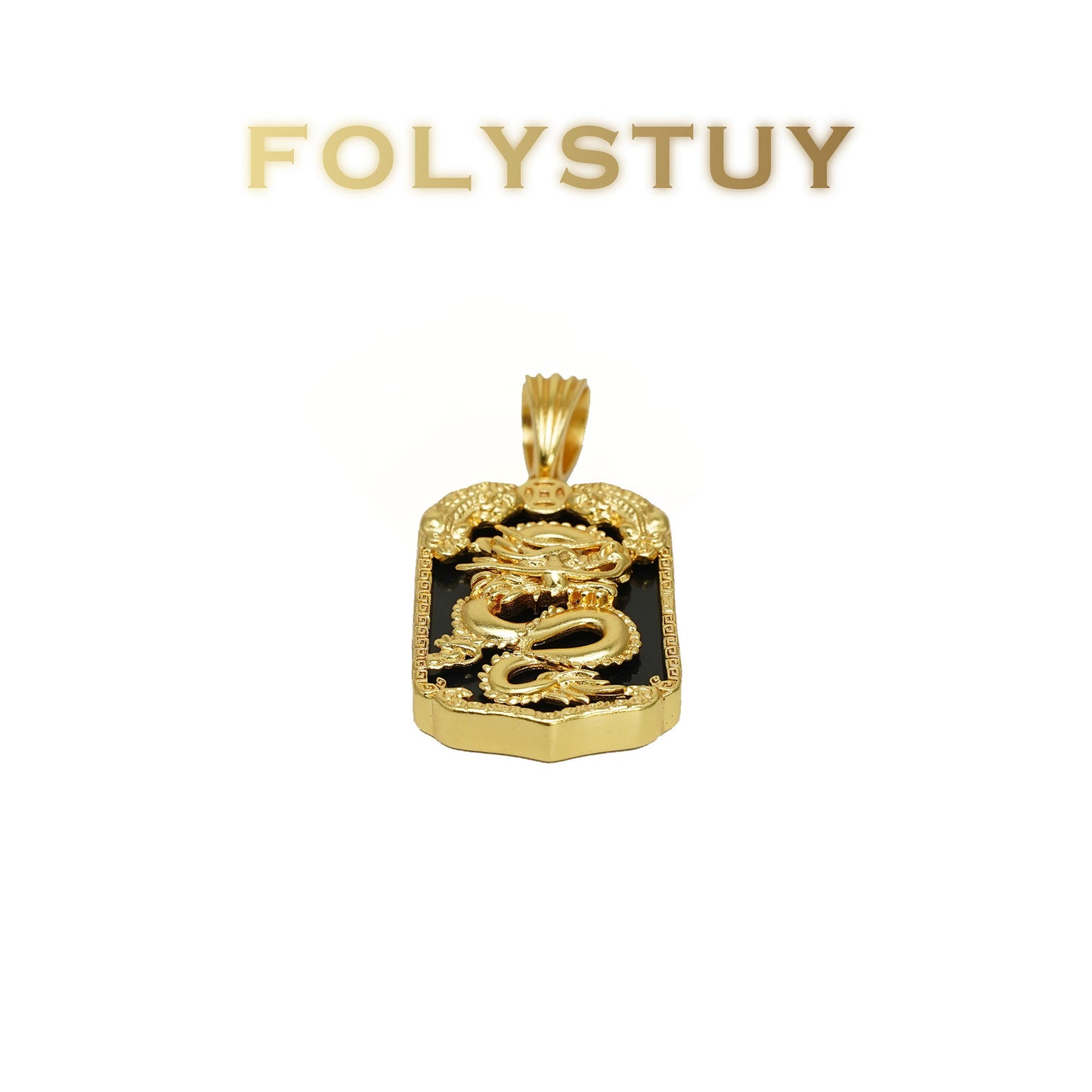 [FOLYSTUY (YNK21)] 24k gold filled The dragon pendant