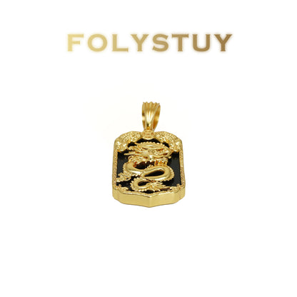 [FOLYSTUY (YNK21)] 24k gold filled The dragon pendant