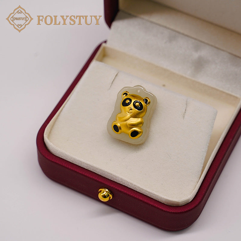 24K solid gold [JXY] pendant