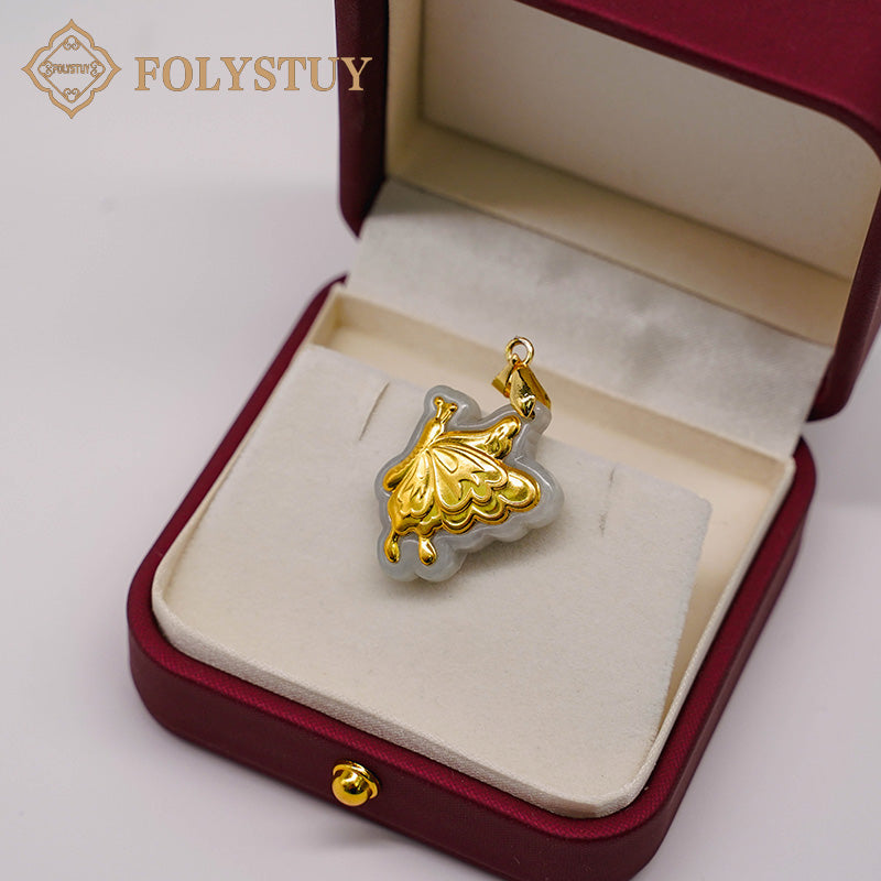 24K solid gold [JXY] pendant