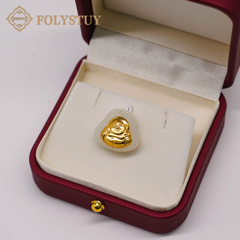 24K solid gold [JXY] pendant