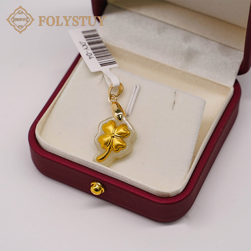 24K solid gold [JXY] pendant