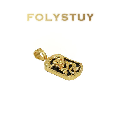 [FOLYSTUY (YNK21)] 24k gold filled The dragon pendant