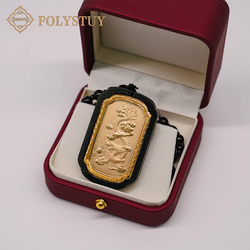 24K solid gold [JXY] pendant