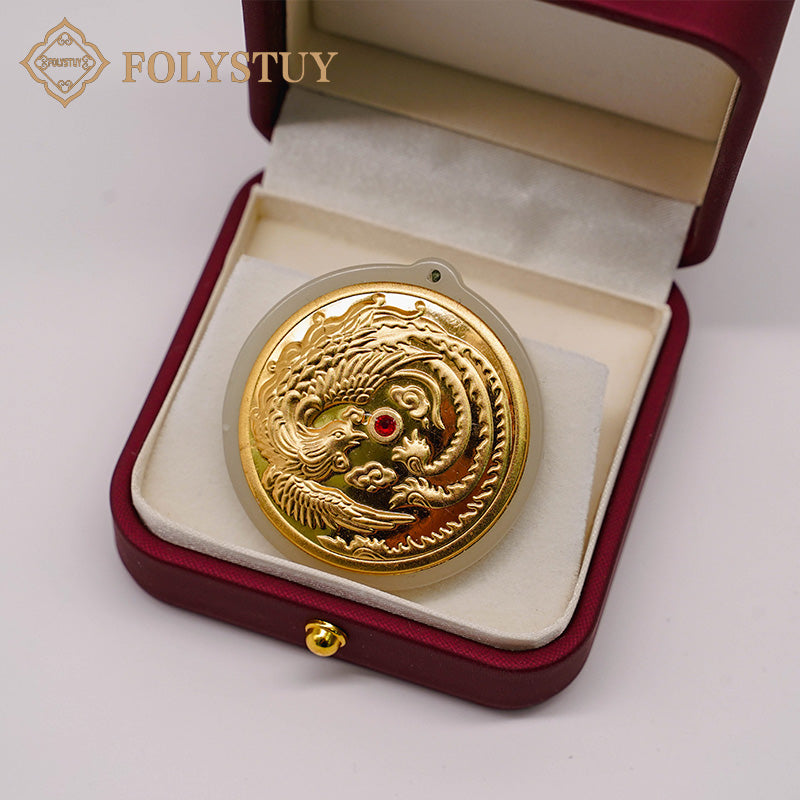 24K solid gold [JXY] pendant