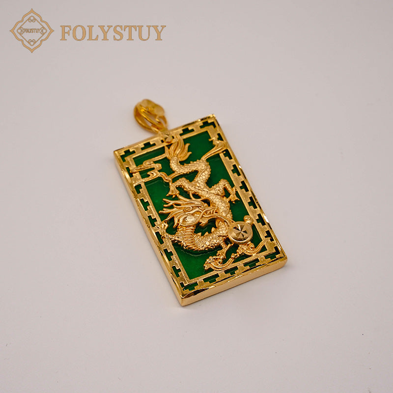 K31 Jade Dragon Pendant