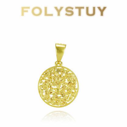 【FOLYSTUY (YNK03)】24k gold filled Elegant Dragon Pendant
