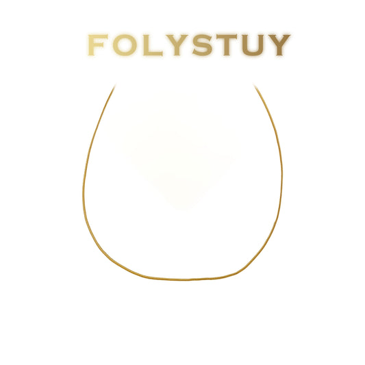 【FOLYSTUY (Y136)】24k gold filled Fox Tail Necklace
