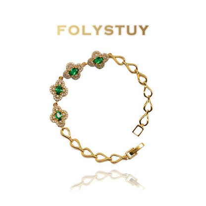 Four-leaf Clover Bracelet NO.W91