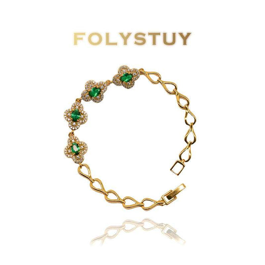 Four-leaf Clover Bracelet NO.W91