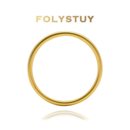Glossy Vegan Hoop Bangle 58mm-65mm NO.F01