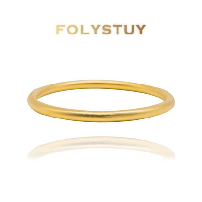 Glossy Vegan Hoop Bangle 58mm-65mm NO.F01