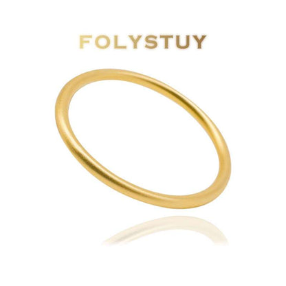Glossy Vegan Hoop Bangle 58mm-65mm NO.F01