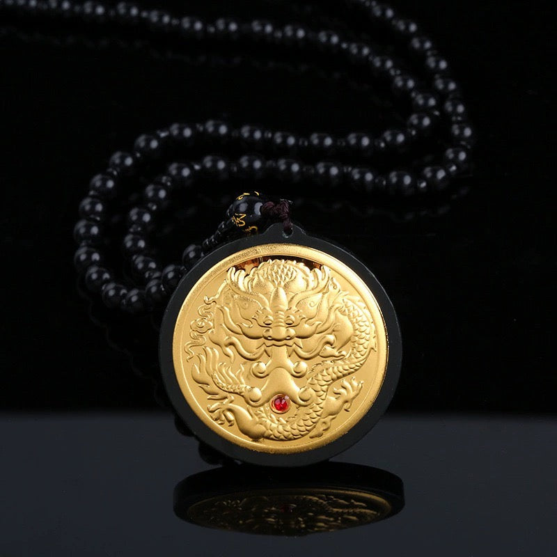 24K solid gold [JXY] pendant