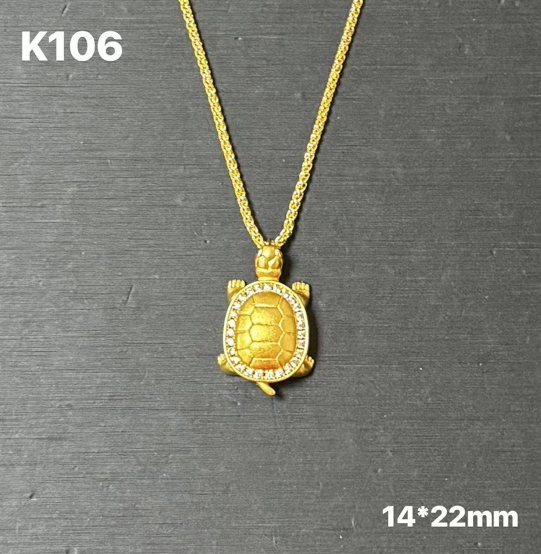 K106 Turtle Pendant