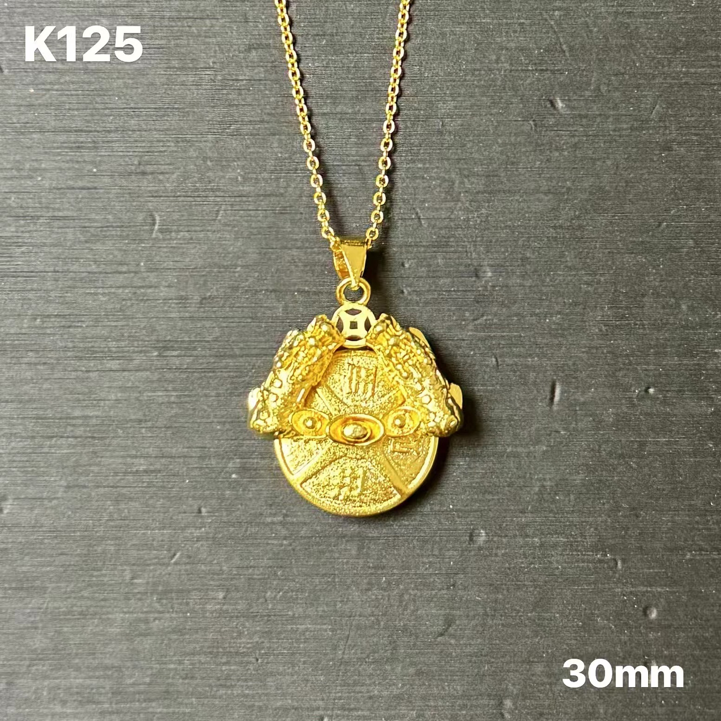 K125 Rotating Pixiu Pendant