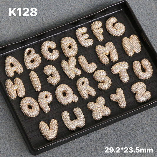 K128 Bubble Letter Pendant