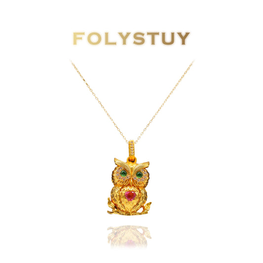 K130 Owl Pendant