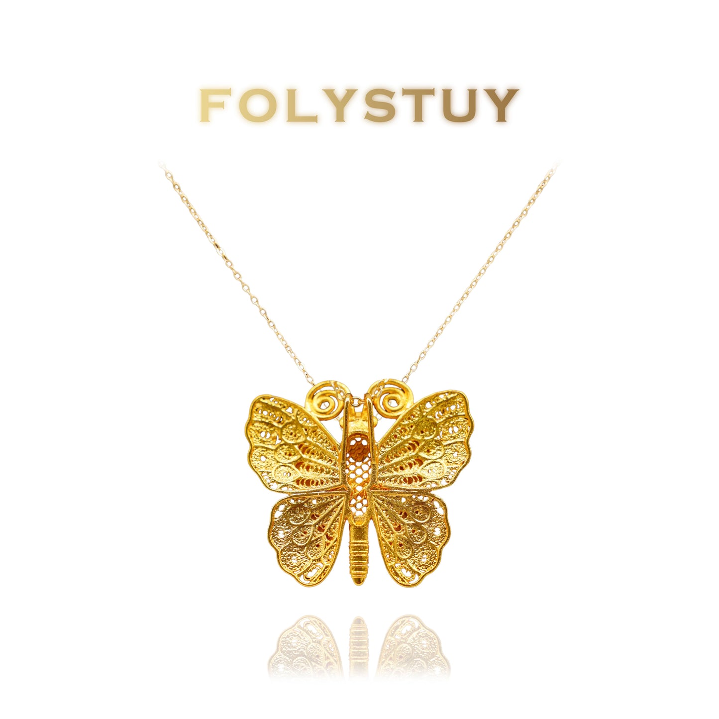 K131 Big Butterfly Pendant