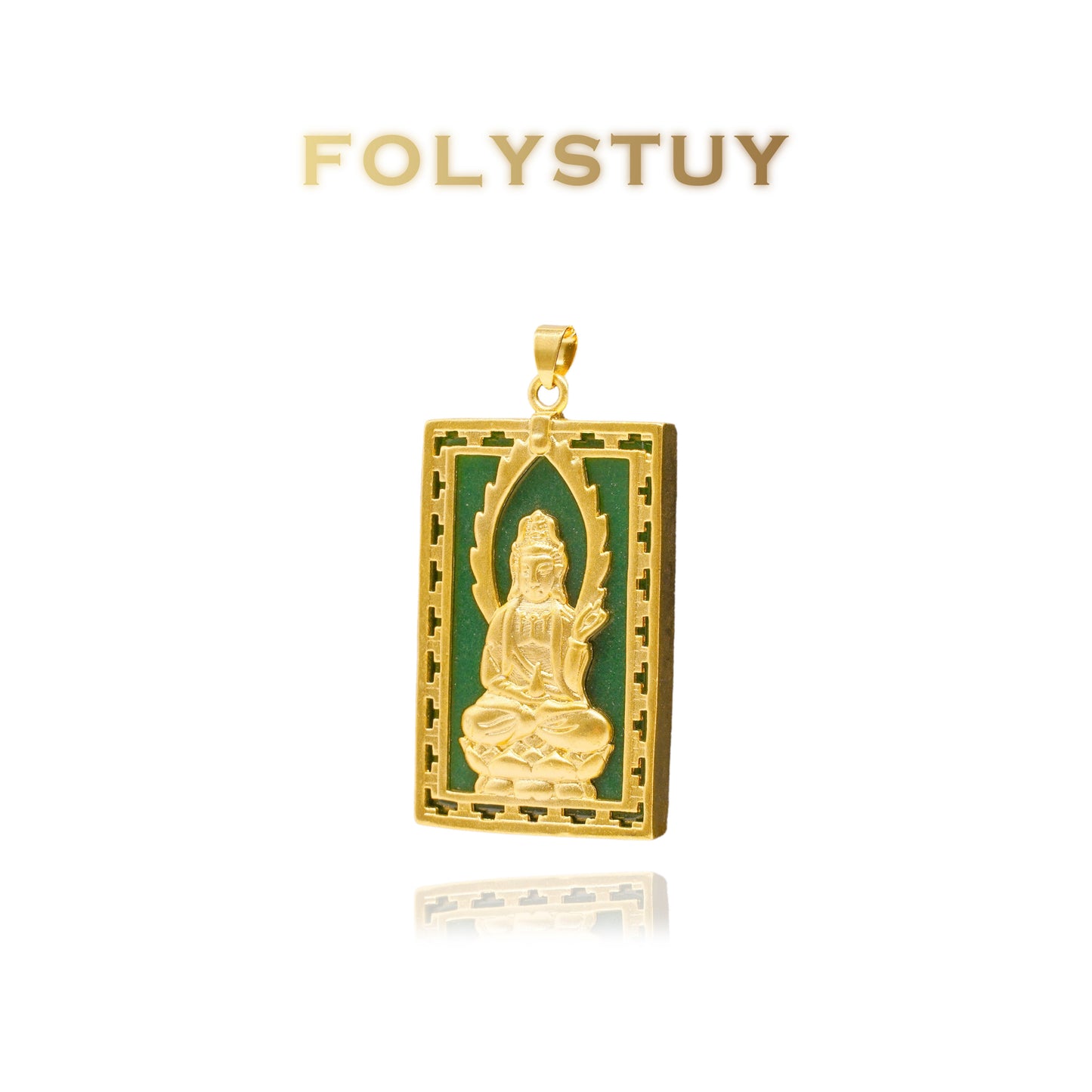 K51 Jade Guanyin Pendant