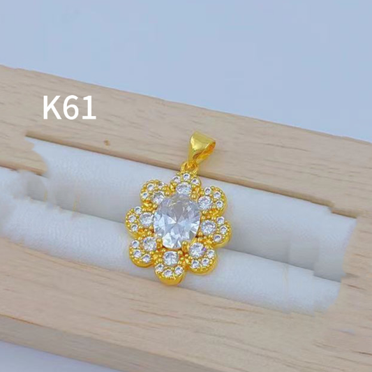 K61 Flower Pendant