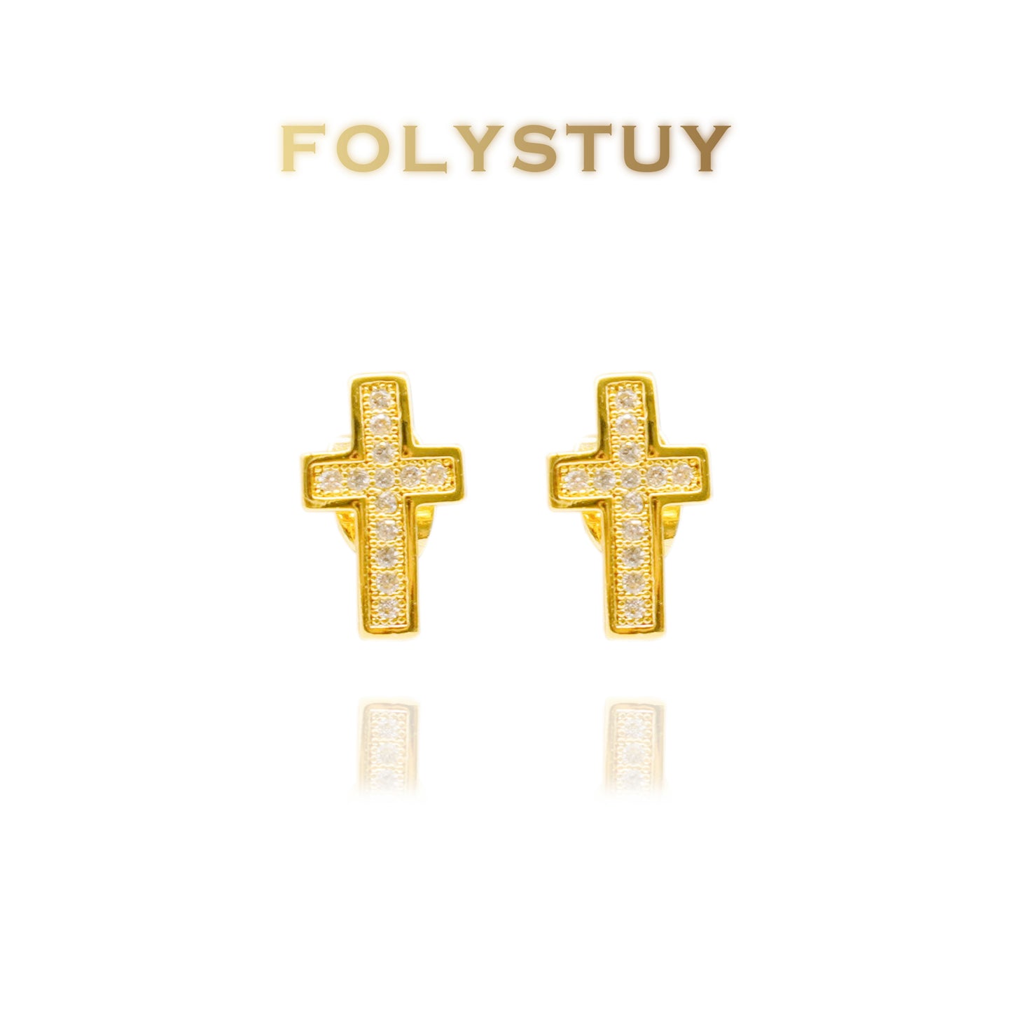 K76 Cross Set (Pendant + Earrings)