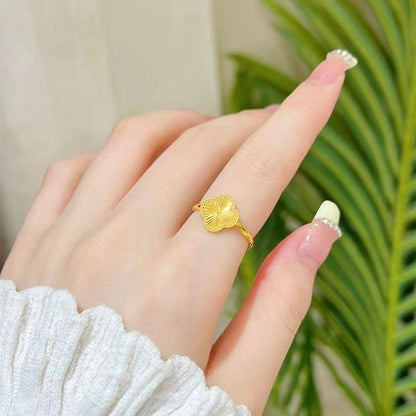 【FOLYSTUY】Lucky Four-Leaf Clover Ring