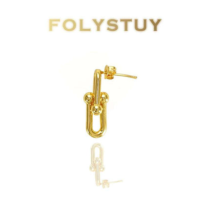 Paper Clip Earrings NO.C68