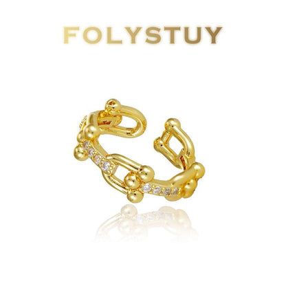 Paper Clip Ring NO.Z124