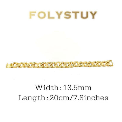 Printed and Spliced Cuban Bracelet NO.W167
