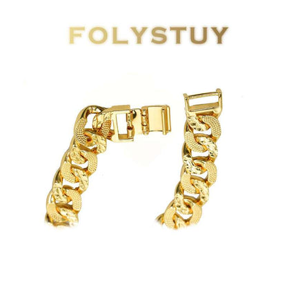 Printed and Spliced Cuban Bracelet NO.W167